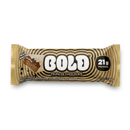Barra de proteína Trufa de Chocolate Bold pacote 40g