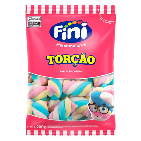 Marshmallow Fini 200g - Torção - Baunilha