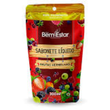 Sabonete liquido bem estar frutas vermelhas refil 850ml