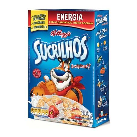 Cereal Matinal Kellogg's Sucrilhos Original  Caixa 240gr