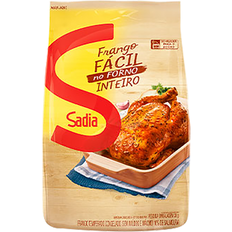 Frango sadia facil inteiro temp. kg