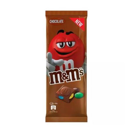 CHOCOLATE EM BARRA M&M AO LEITE 165G