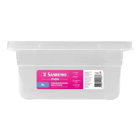 SANREMO ORGANIZADOR MULTIUSO PLAST 5 L SR2505     