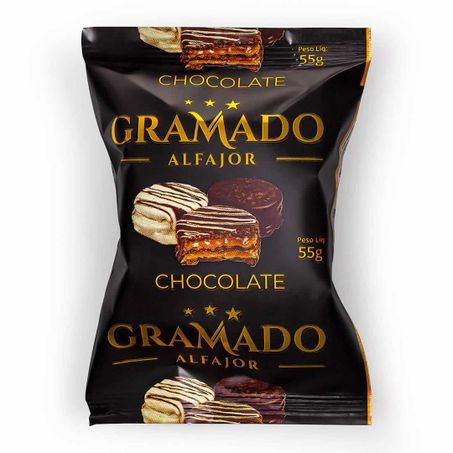 Alfajor gramado chocolate 55g