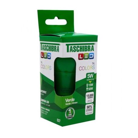 LAMP TASCHIBRA LED COLORS 5W VERDE