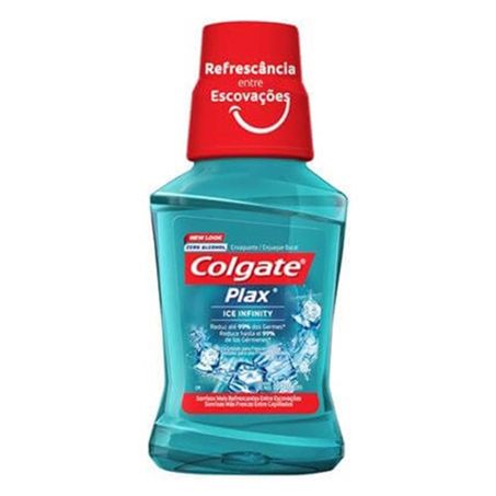 Enxaguante bucal colgate plax ice infinit 180ml