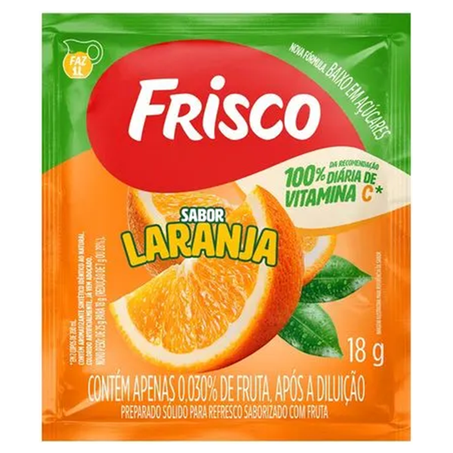 REFRESCO FRISCO LARANJA COM VITAMINA C 18G