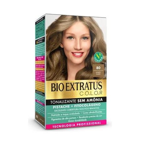 Tonalizante bio extratus color 80 louro claro 135g und