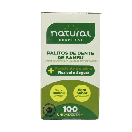 Palito dental natural bambu 100un 360-18