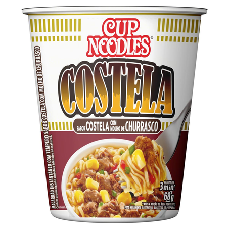 Massa Instantânea Cup Noodles Nissin 68g - Costela