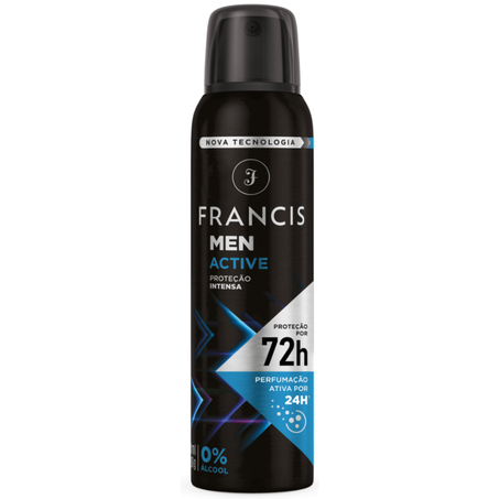 Desodorante aerosol francis 200ml men active