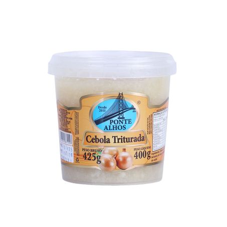 Cebola ponte alhos triturada 400