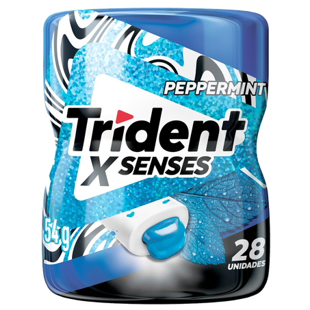 Chicle trident 54g senses peppermint
