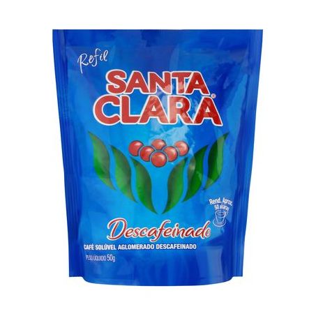 CAFE SANTA CLARA DESCAFEINADO REFIL 50G