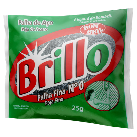 Palha de aço brillo n°0 fina 360-1