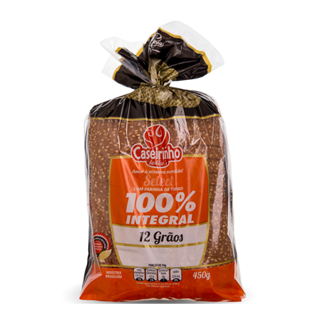 PAO CASEIRINHO 12 GRAOS 450G