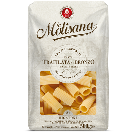 Massa La Molisana Grano Duro Rigatoni 500G