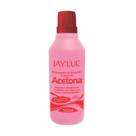 Removedor esmalte jayluc 100ml a base acetona