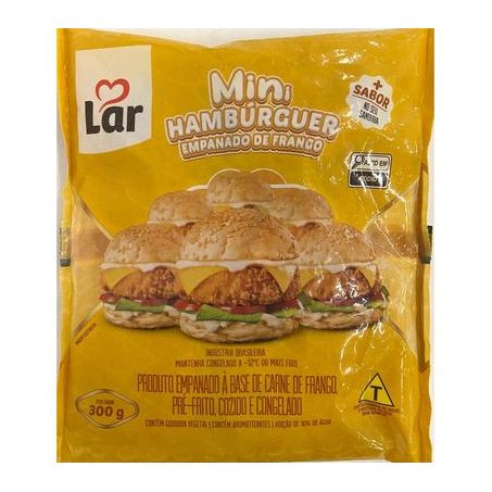  LAR EMPANADO MINI HAMBURGUER 300G