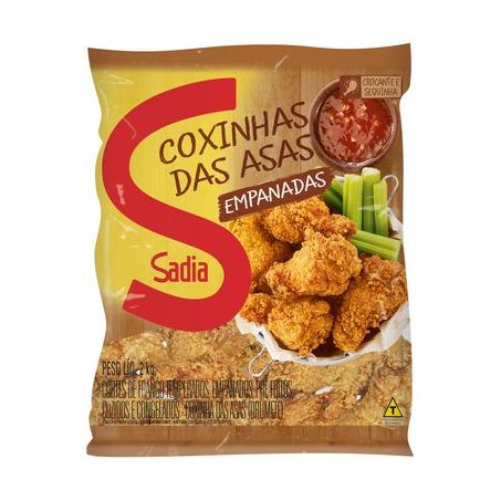EMPANADO SADIA COXINHA DAS ASAS 2KG