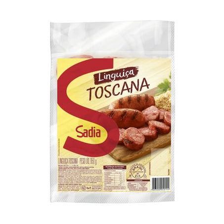 LINGUICA SADIA TOSCANA P/CHURASCO 950G