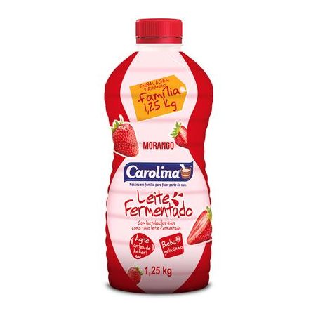 Leite Fermentado Carolina Morango 1,25kg