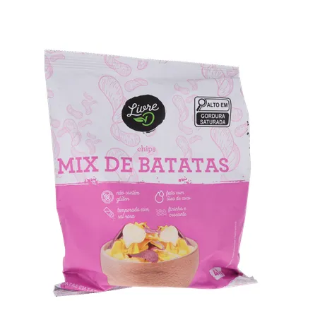 Salg chips livre d mix de batatas 40g 360-35