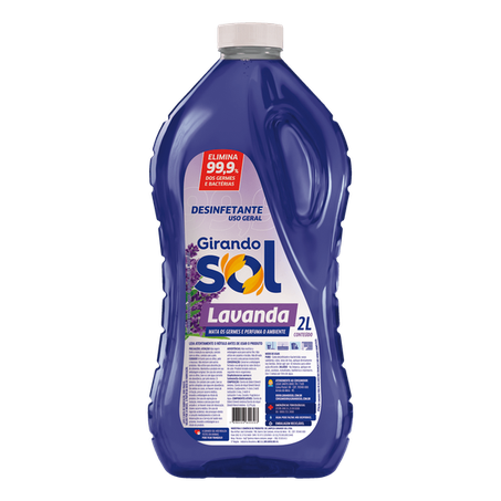 Desinfetante girando sol lavanda 2l
