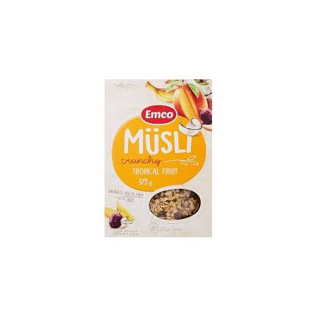 Musli emco crunchy tropical fruit 375g