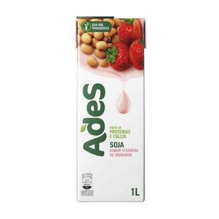 ADES 1000ML VITAMINA  MORANGO