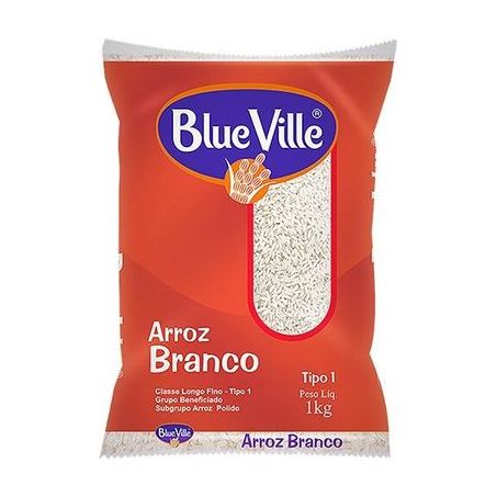 Arroz blue ville branco 1kg