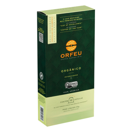 Café Capsula Orfeu Orgânico 50g