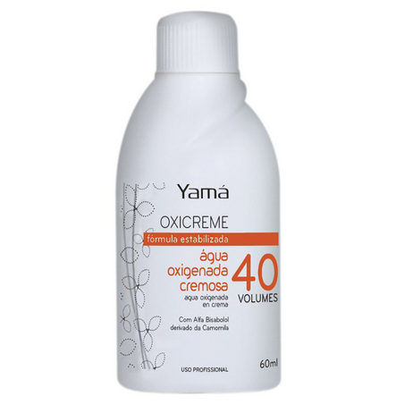 Agua Oxigenada Yama 60ml Creme 40 Vol