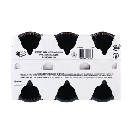 Cerv amstel ln 355ml 6un 360-5
