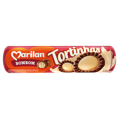Bisc.rech.marilan tortinhas bombom 140g