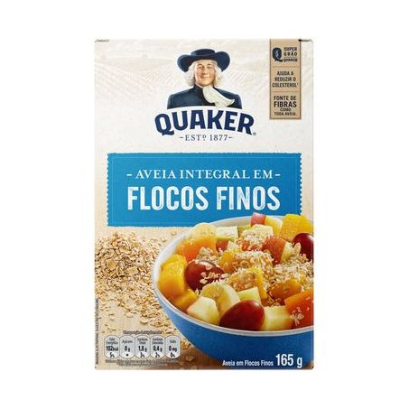 AVEIA EM FLOCOS FINOS QUAKER 165G
