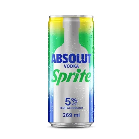 Absolut Vodka Com Sprite 269Ml