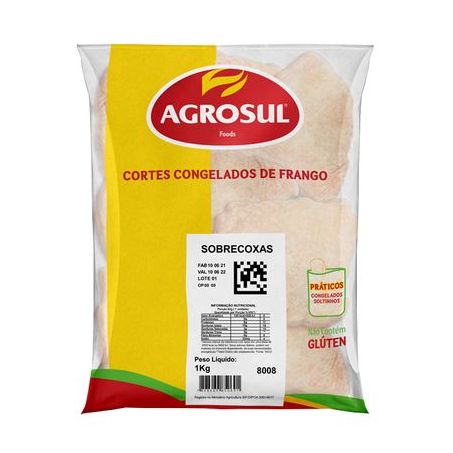 SOBRECOXA FRANGO FRANGOSUL 1KG IQF