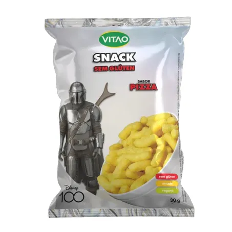 Snack Vegano Sabor Pizza Sem Glúten 30g - Vitao Disney