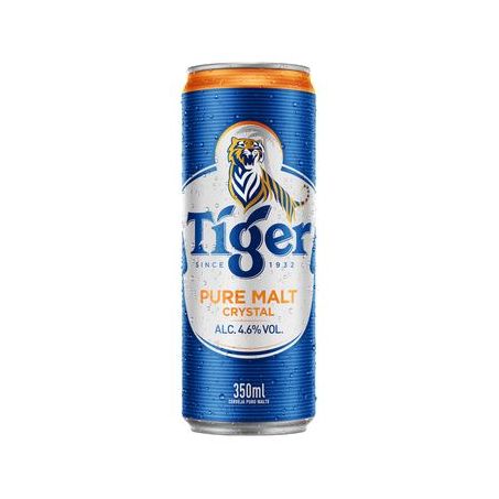 Cerveja Puro Malte Tiger Crystal Lata 350ml