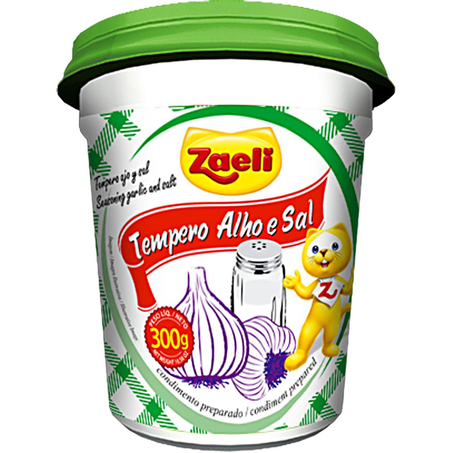 Tempero Zaeli 300g - Alho e Sal