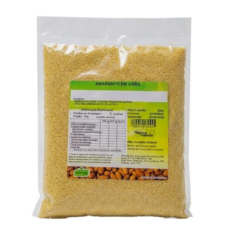 AMARANTO EM GRÃOS 250G