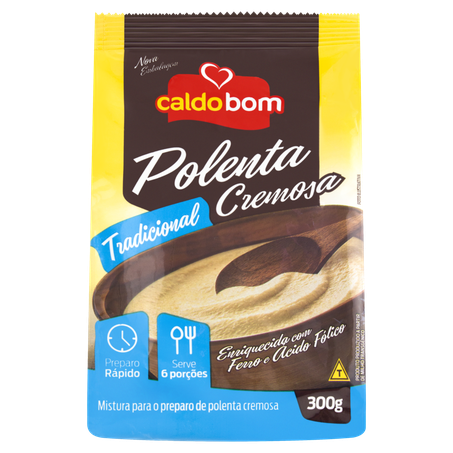 Polenta Caldo Bom Cremosa 300g Tradicional