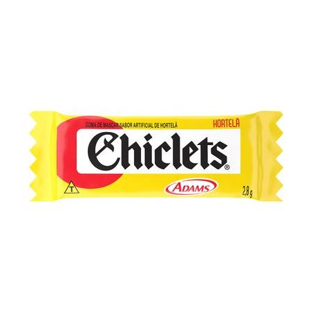 Goma de Mascar Adams Chiclets Hortelã Dura Embalagem 280G