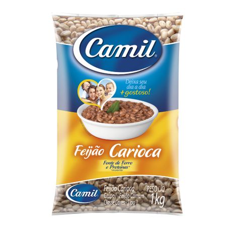 FEIJAO CARIOCA CAMIL 1KG T-1