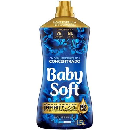 Amaciante Baby Soft 1.5l Concentrado Carinho