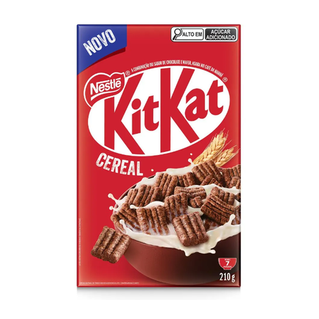 Cereal Integral KitKat Sabor Chocolate Caixa 210gr