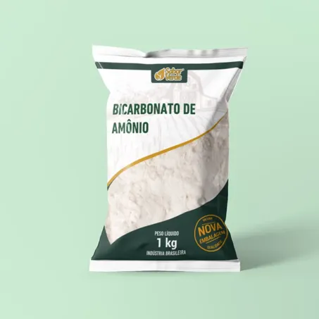 Bicarbonato De Amônio 1 Kg - Sabor Verde