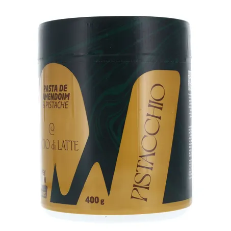 Pasta de Amendoim Nutrata Bacio Di Latte Sabor Pistache 400g 360-5