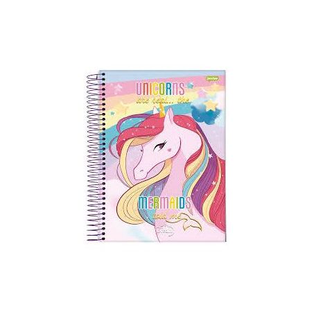 Caderno espiral universitario capa dura 1m dream 80fl